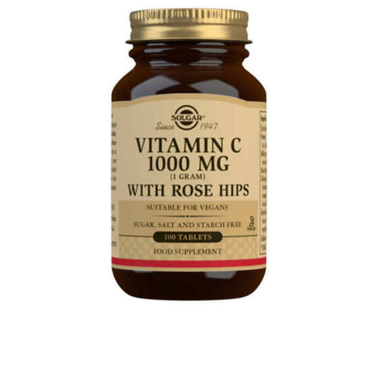 Nypon + Vitamin C Solgar E2400 100 antal - 2