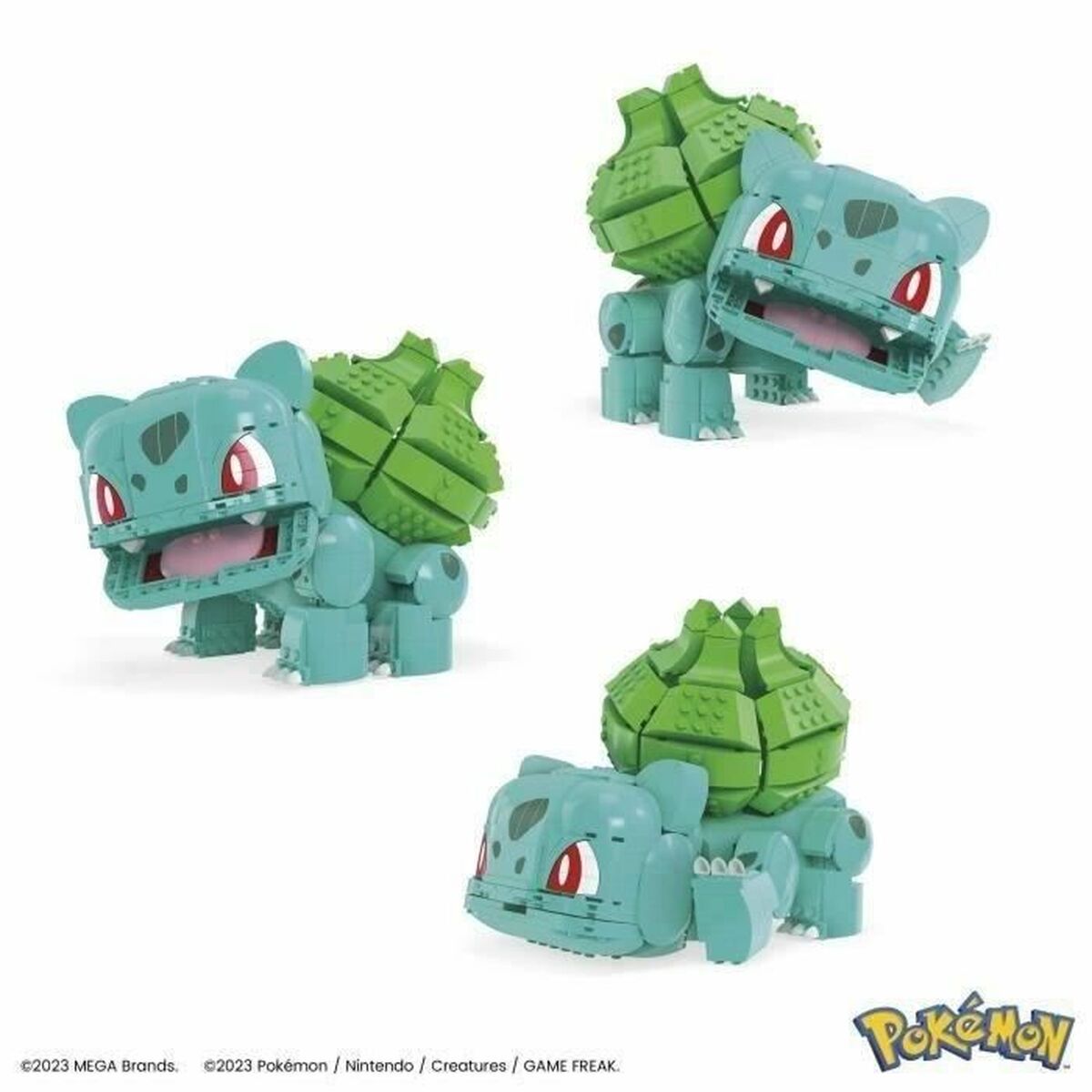 Konstruktionssats Pokémon Mega Construx - Jumbo Bulbasaur 789 Delar - 4