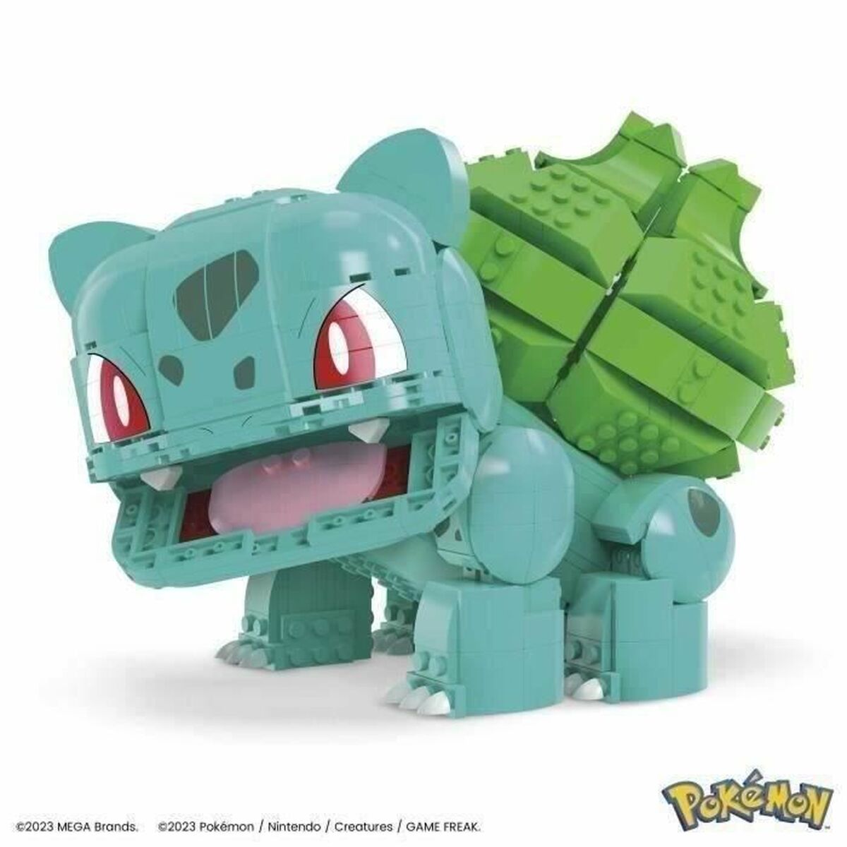 Konstruktionssats Pokémon Mega Construx - Jumbo Bulbasaur 789 Delar - 5