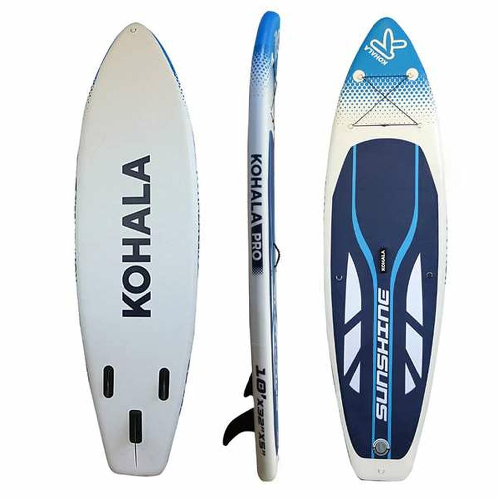 Uppblåsbara Paddle Surfbräda med tillbehör  Kohala Sunshine Vit (305 x 81 x 12 cm) - 2
