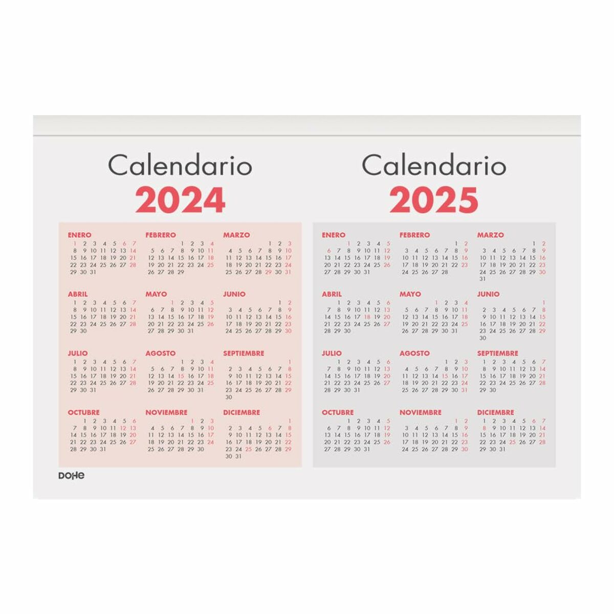 Skrivbordskalender DOHE Multicolour 30 x 21 cm 2025 - 3