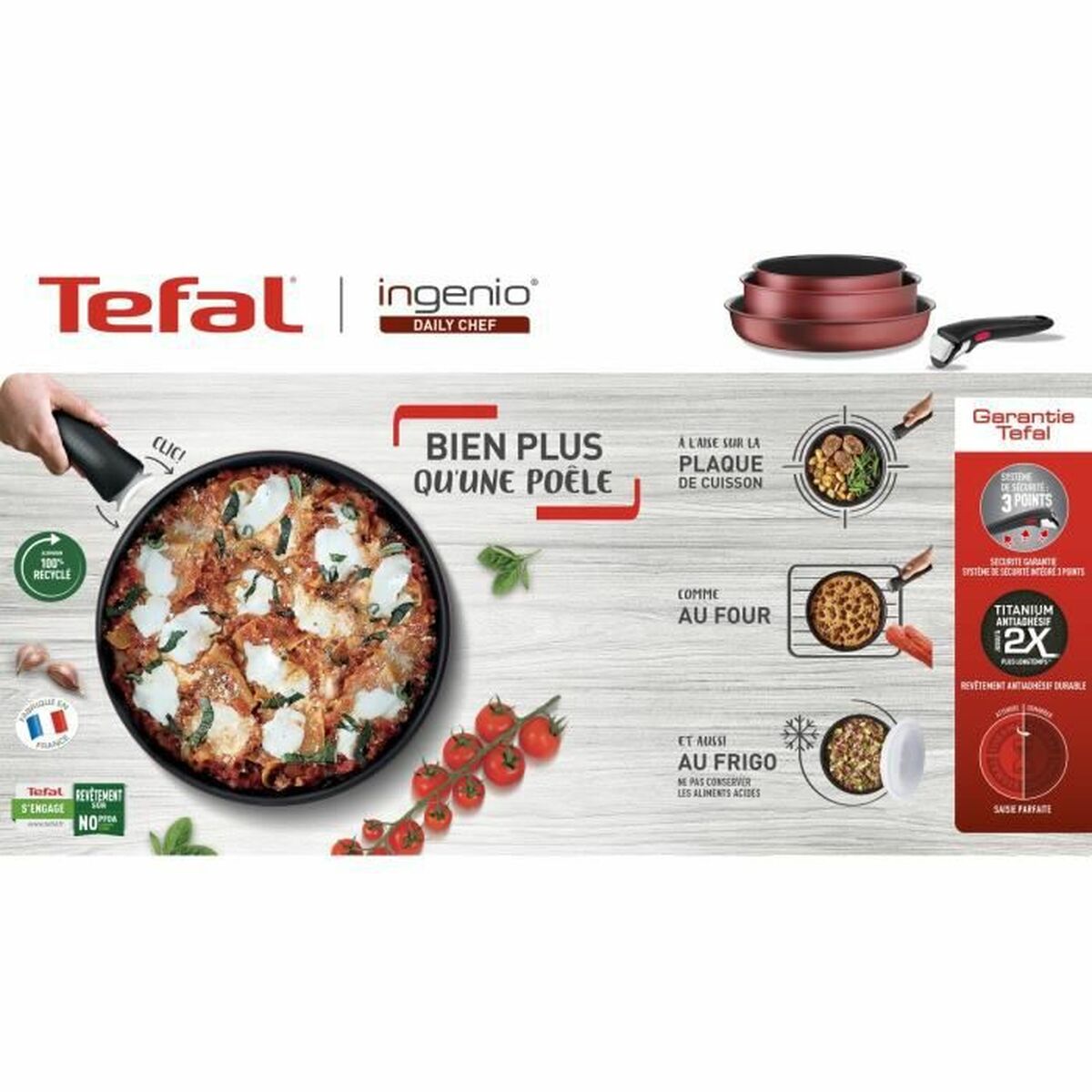 Kastrullset Tefal 10 Delar - 2