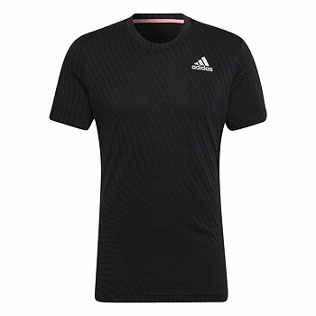 T-shirt med kortärm Herr Adidas Freelift Svart