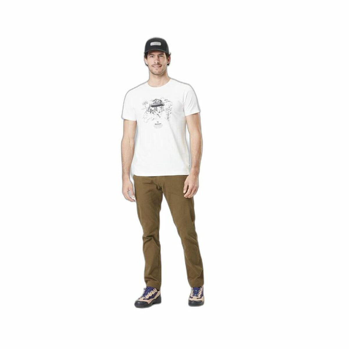 T-shirt Picture  DS Surf Cabin Natural Vit - 3