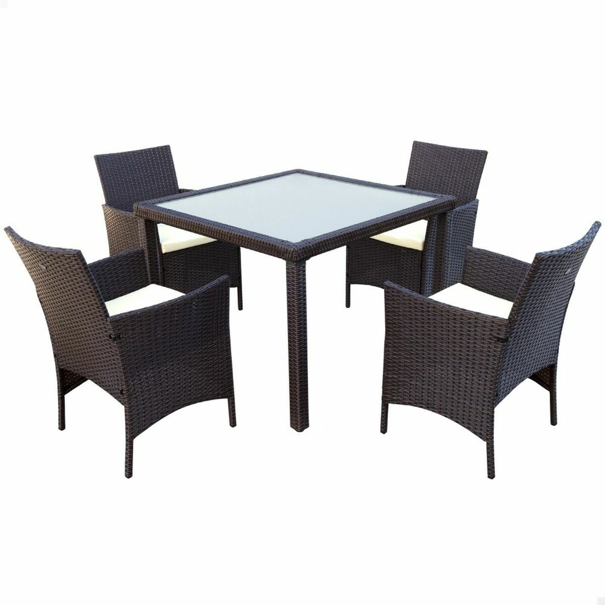 Bordsgrupp med 4 stolar Aktive 100 x 100 x 75 cm - 5