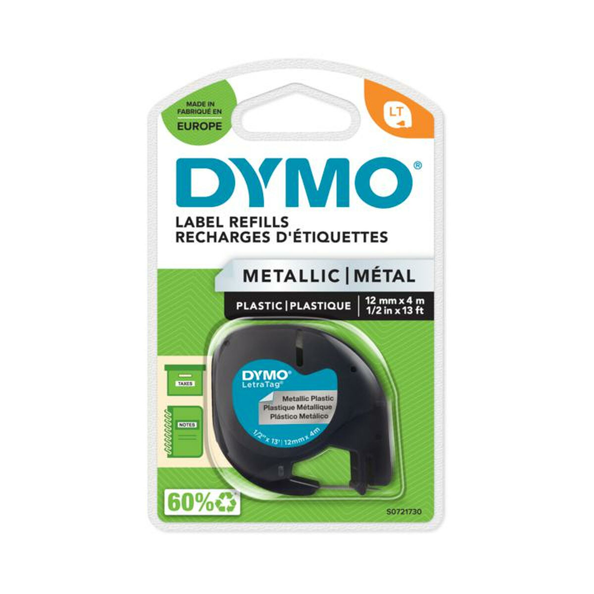 Laminerat Band till Etikettskrivare Dymo S0721730 - 3