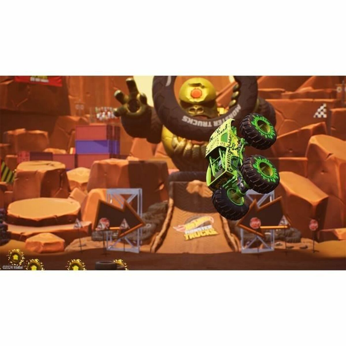 TV-spel för Switch Just For Games Hot Wheels Monster Trucks Stunt Mayhem - 2