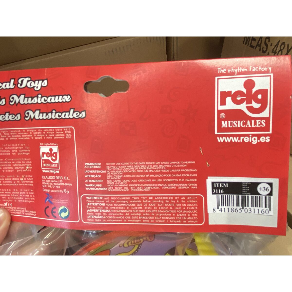 Musikalisk Leksak Reig Trumma Fiskar Plast - 4
