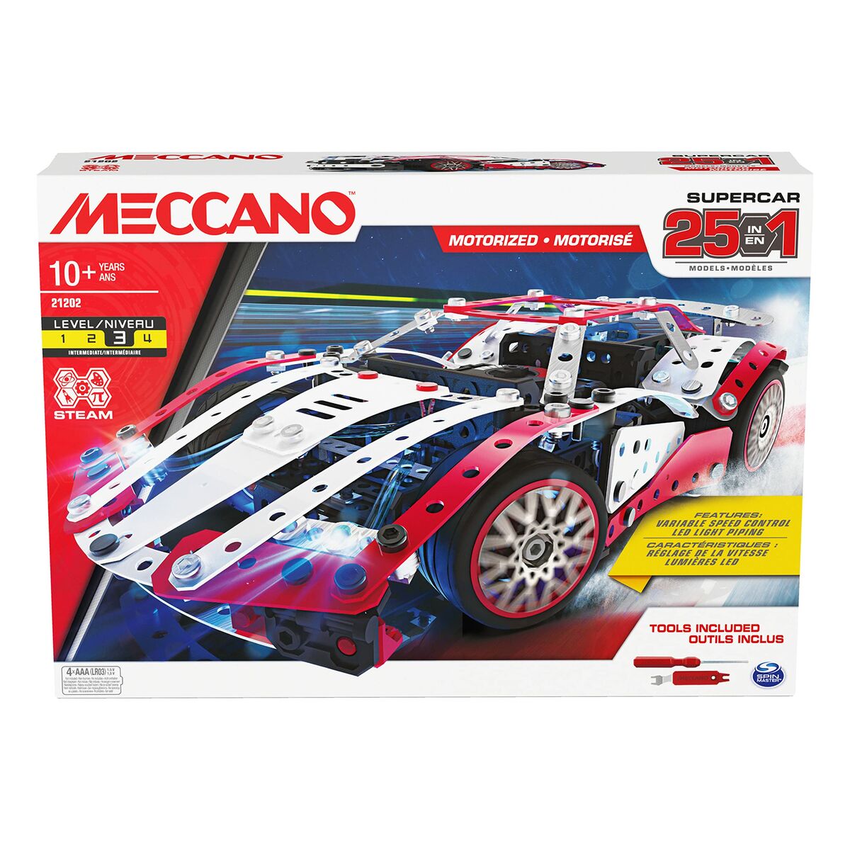 Playset Meccano Supercar 347 Delar - 11