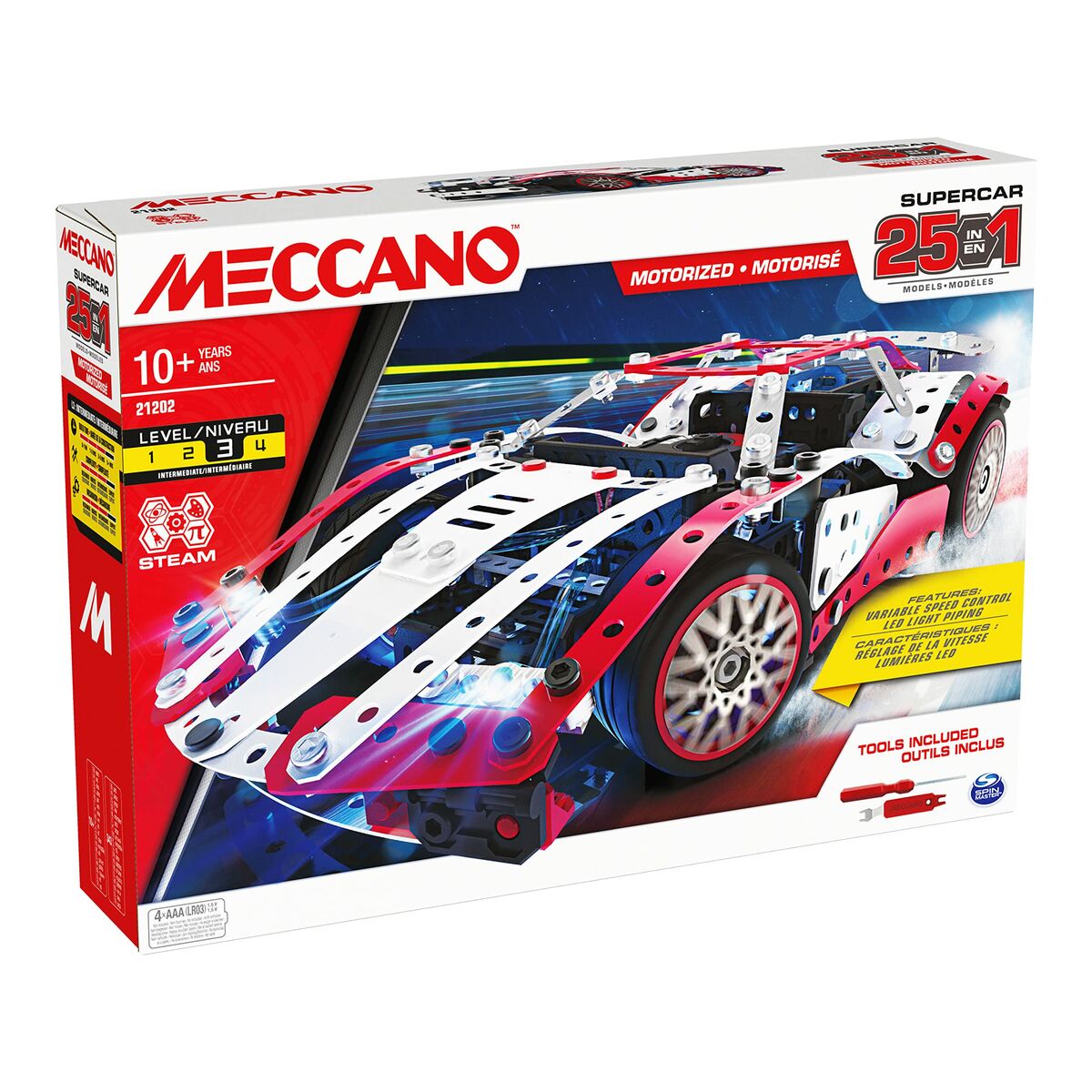 Playset Meccano Supercar 347 Delar - 6