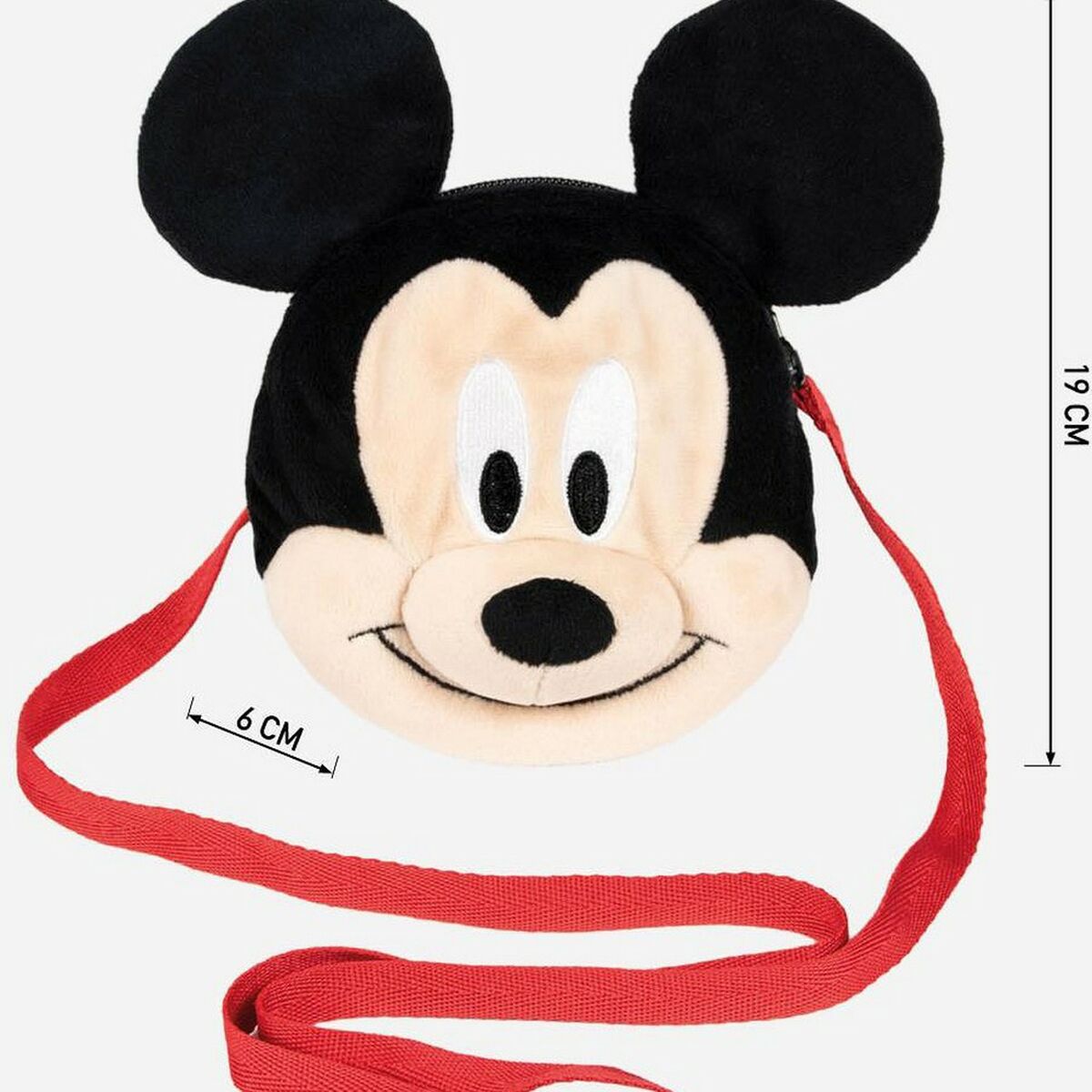 Axelväska 3D Mickey Mouse Svart - 6
