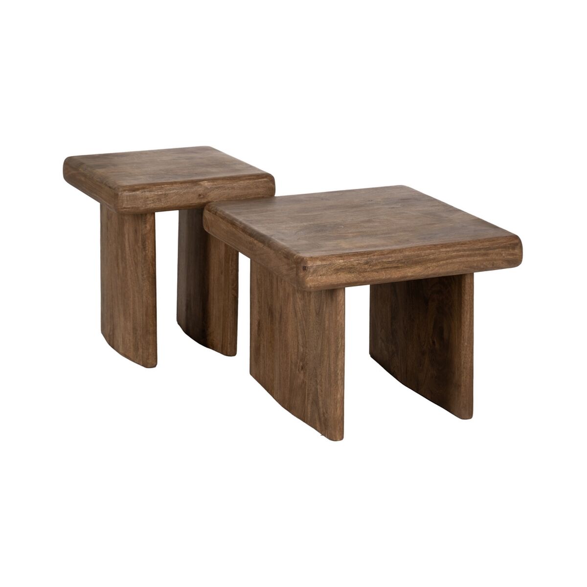 Soffbord Brun Mangoträ 60 x 60 x 45 cm - 3