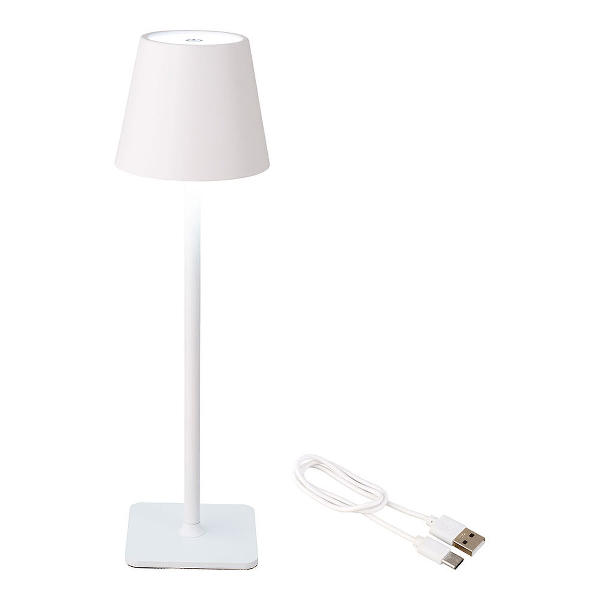 Bordslampa LED Lumineo 894378 Vit Metall 37 cm Laddningsbar