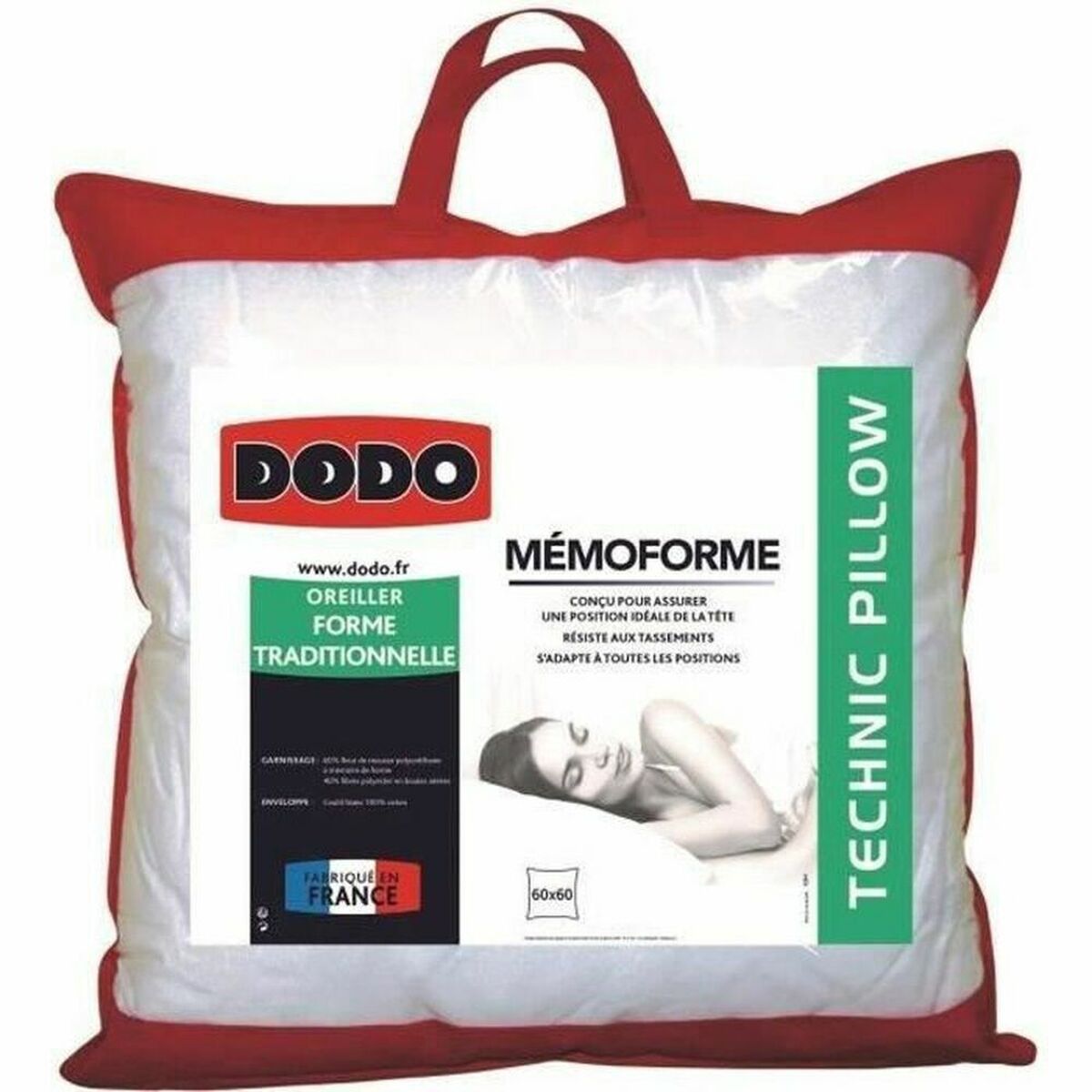Kudden DODO Vit 60 x 60 cm - 3