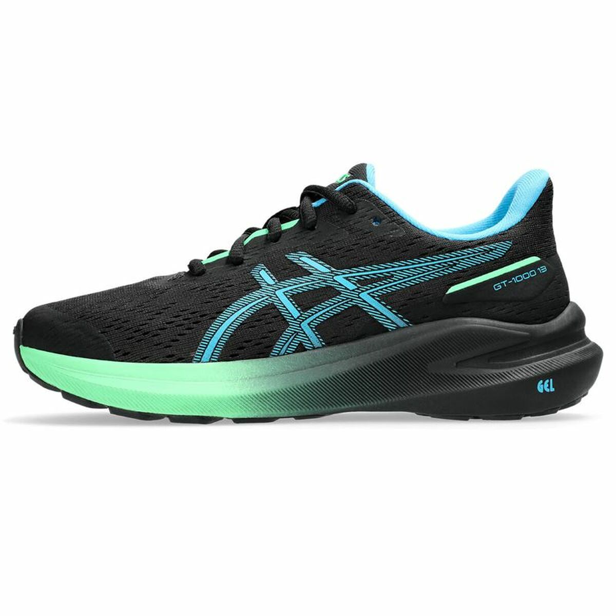 Sportskor för barn Asics GT-1000 13 GS Svart - 2