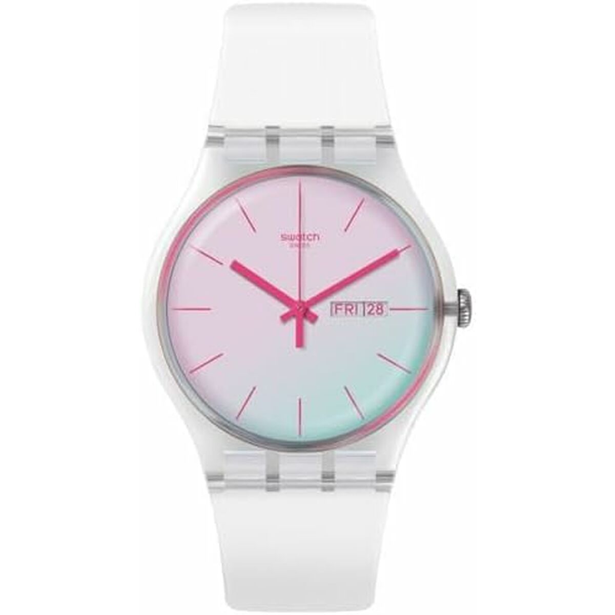 Damklocka Swatch POLAWHITE (Ø 41 mm)