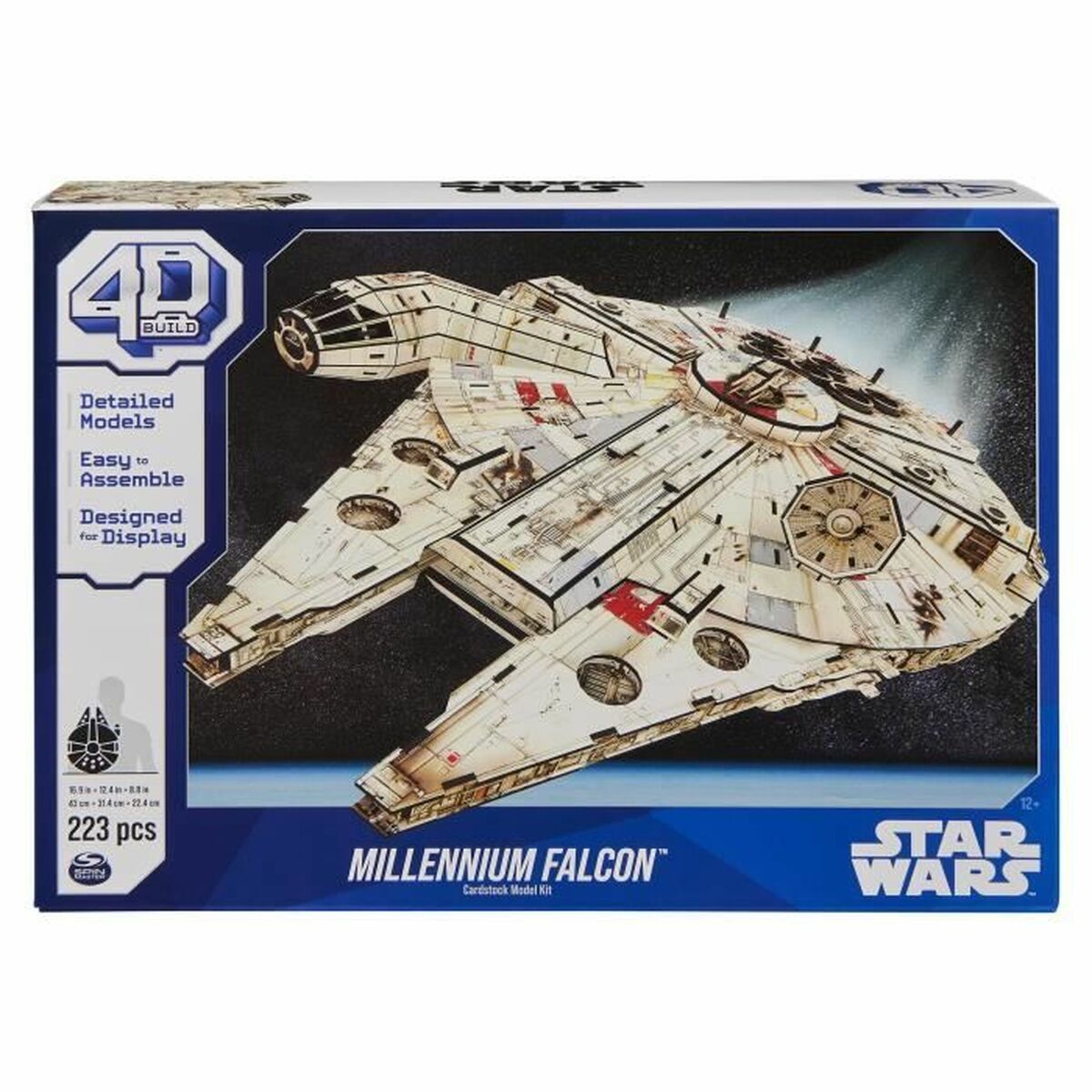 Byggsats Star Wars Millennium Falcon 223 piezas 43 x 31,4 x 22,4 cm Grå Multicolour - 9