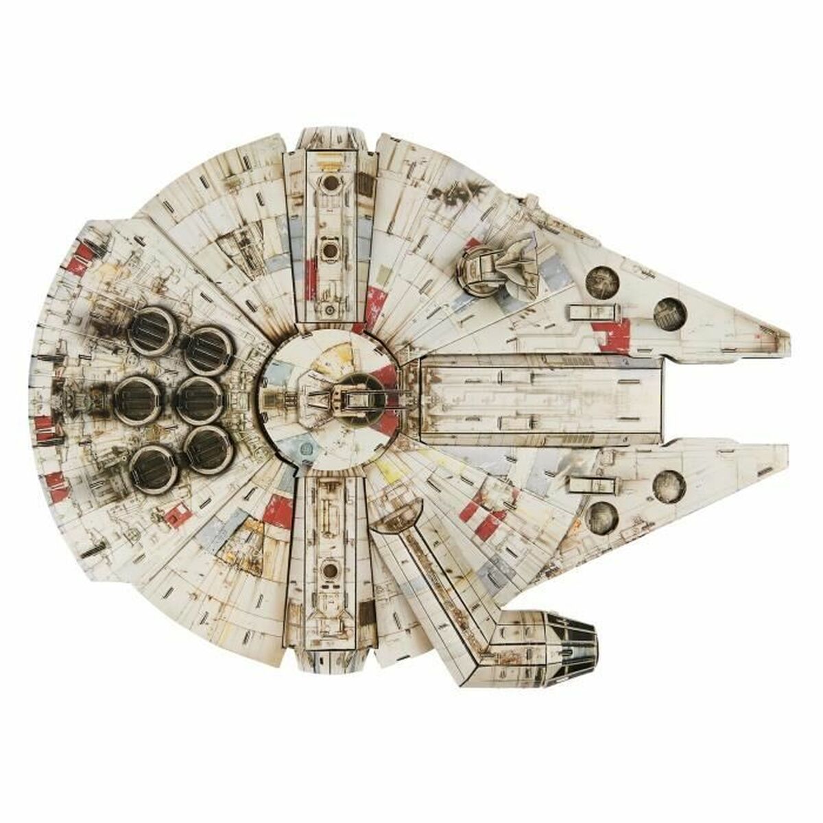 Byggsats Star Wars Millennium Falcon 223 piezas 43 x 31,4 x 22,4 cm Grå Multicolour - 3