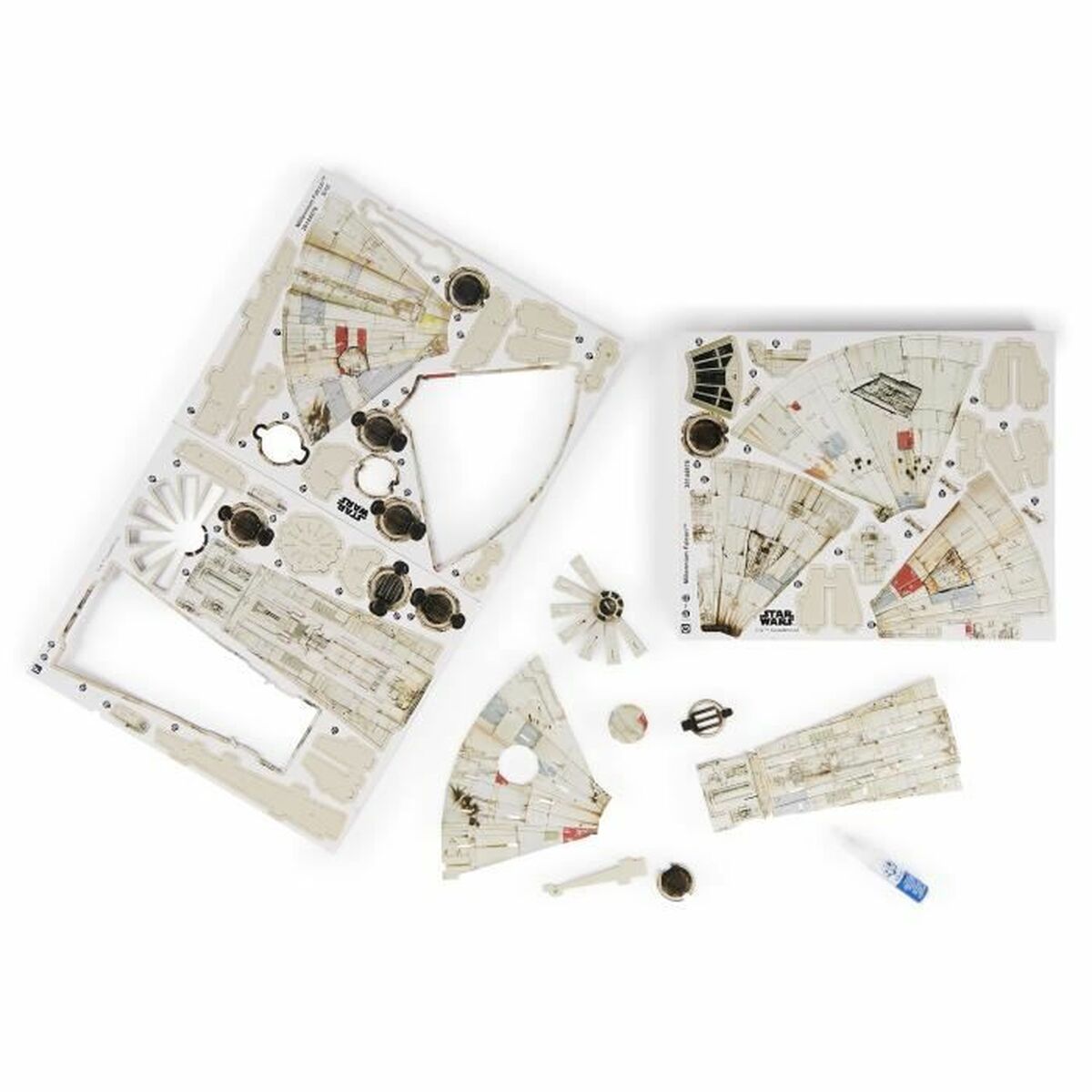Byggsats Star Wars Millennium Falcon 223 piezas 43 x 31,4 x 22,4 cm Grå Multicolour - 4