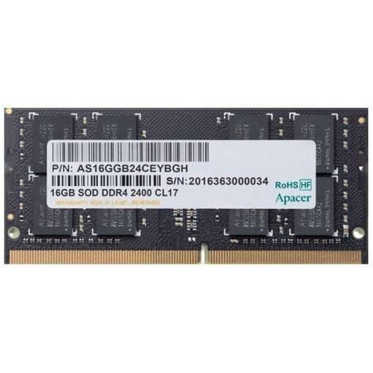 RAM-minne Apacer ES.16G2V.GNH 16 GB DDR4 2666 MHz CL19 - 2