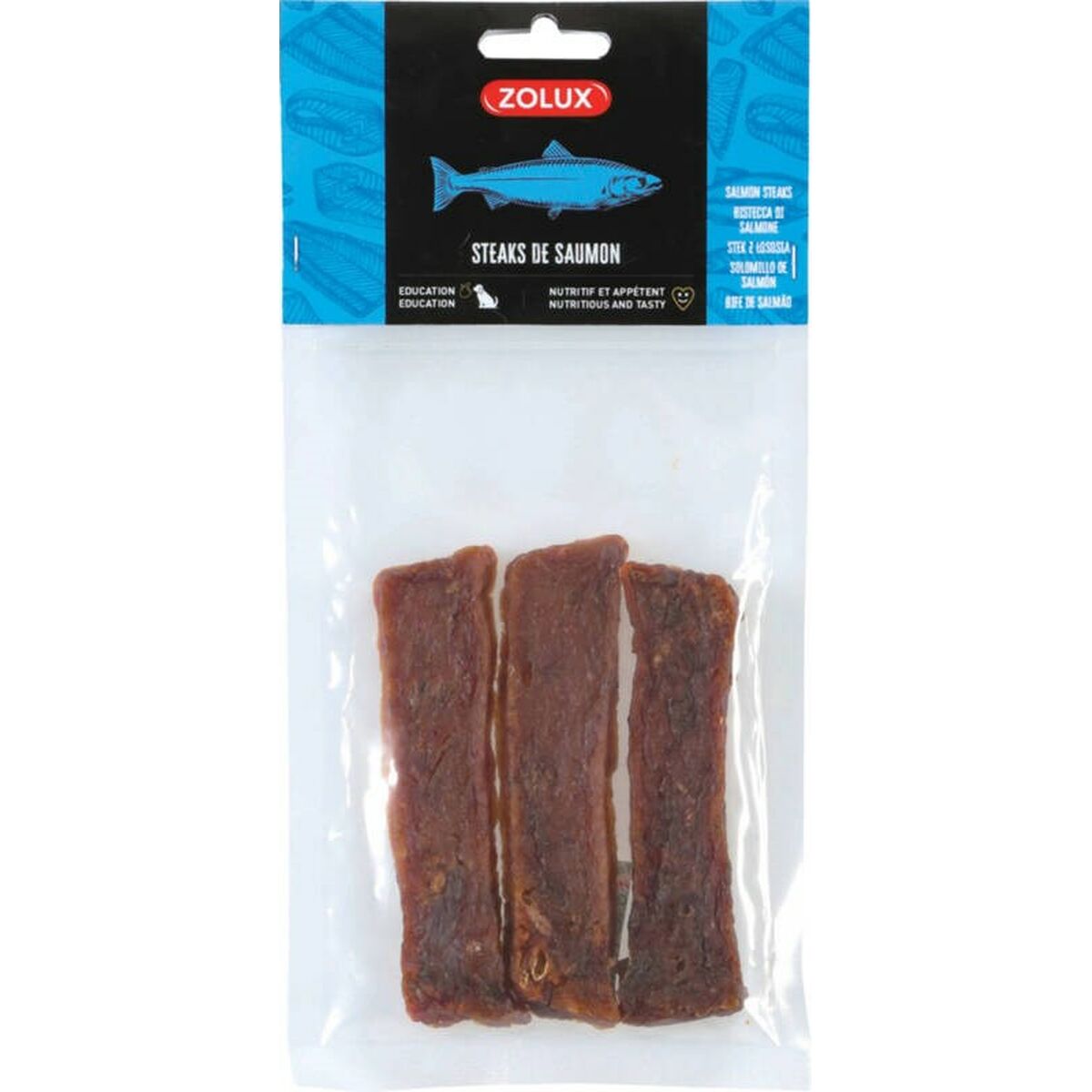 Hundgodis Zolux Salmon fillet Fisk 60 g