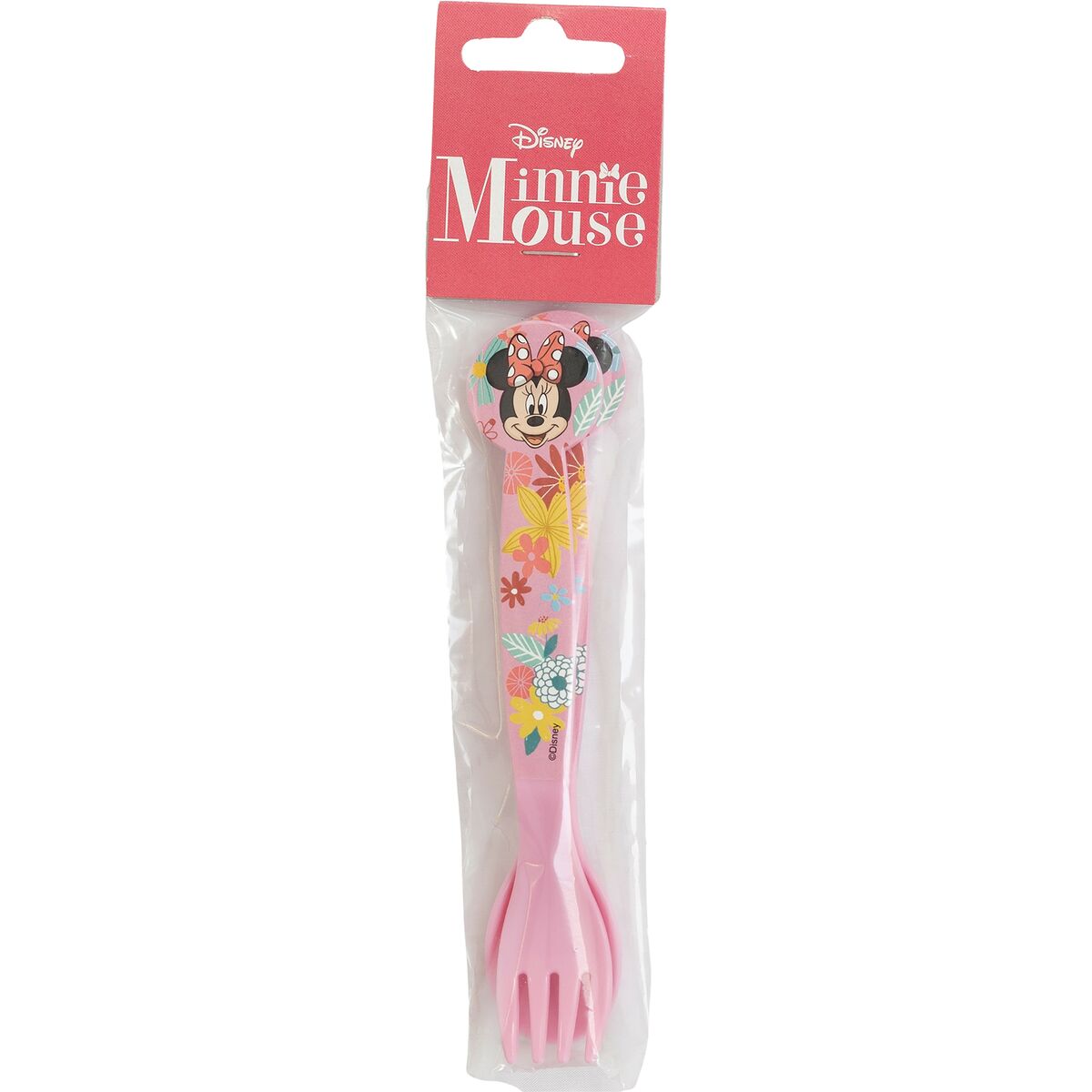Bestick-set Minnie Mouse CZ11401 Rosa Plast 2 Delar - 3