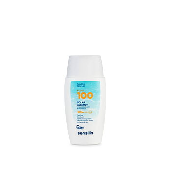 Solskyddskräm Sensilis Fluid 100 SPF 50+ 40 ml Solskydd utan allergener