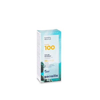 Solskyddskräm Sensilis Fluid 100 SPF 50+ 40 ml Solskydd utan allergener
