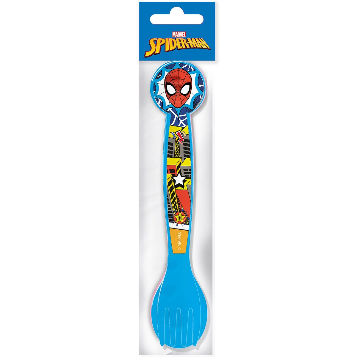 Bestick-set Spider-Man CZ11402 Multicolour Plast 2 Delar