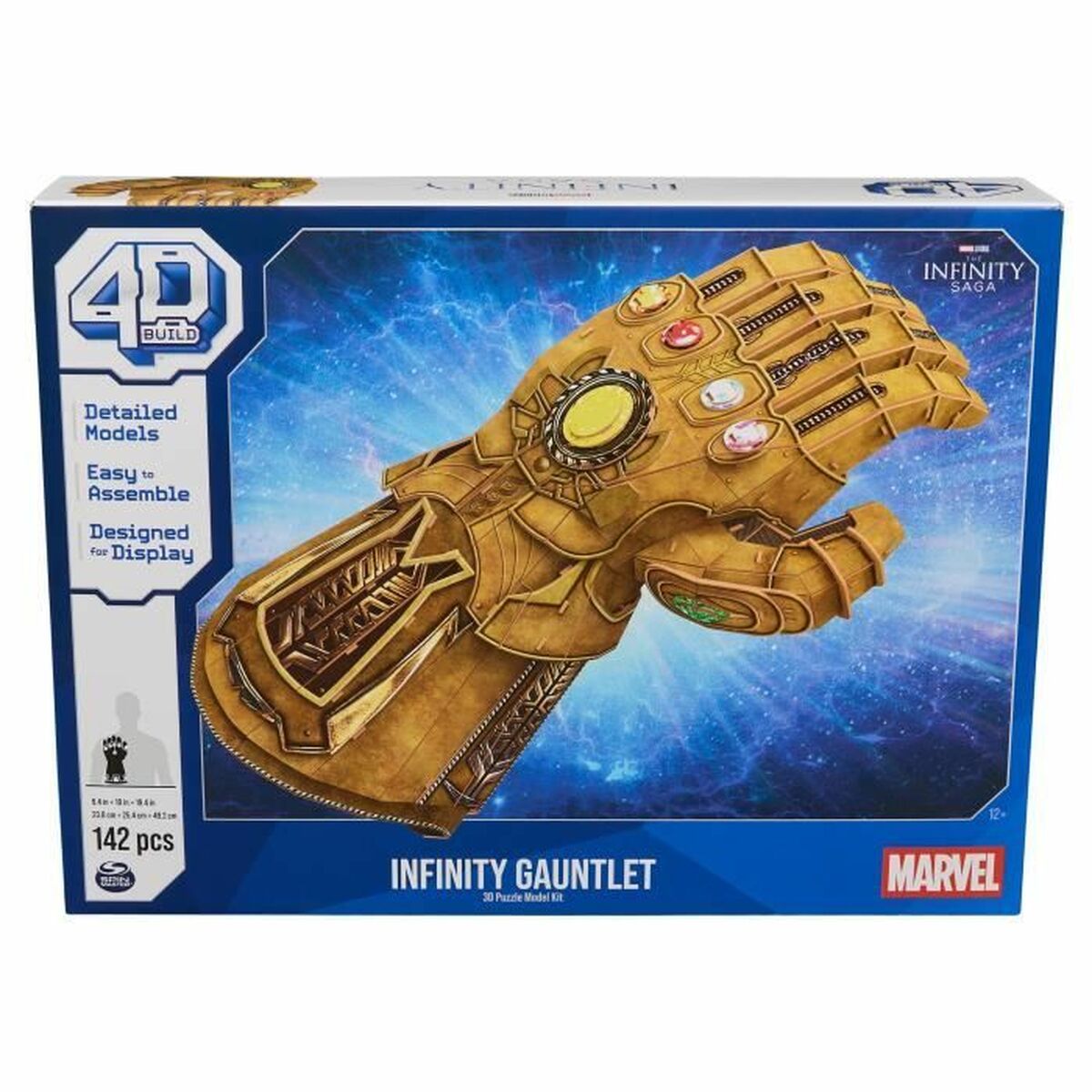 Byggsats Marvel Infinity Gauntlet 142 Delar 23,8 x 25,4 x 49,2 cm Multicolour - 10