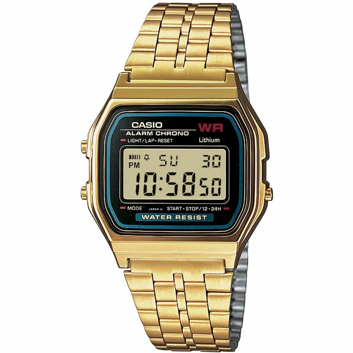 Unisexklocka Casio A159WGEA-1EF Gyllene (Ø 33 mm) (Ø 34 mm)