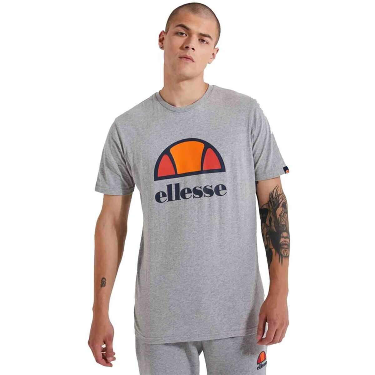 T-shirt med kortärm Herr Ellesse Dyne  Grå - 3