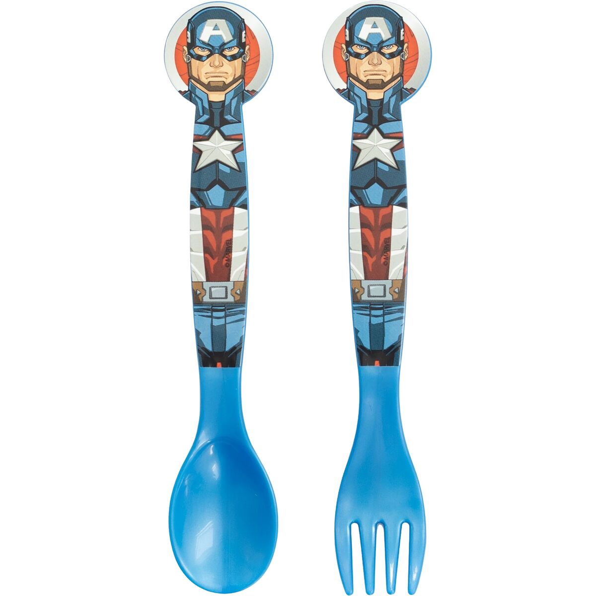 Bestick-set The Avengers CZ11397 Multicolour Plast 2 Delar - 2