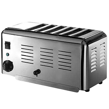 Brödrost för 6 skivor