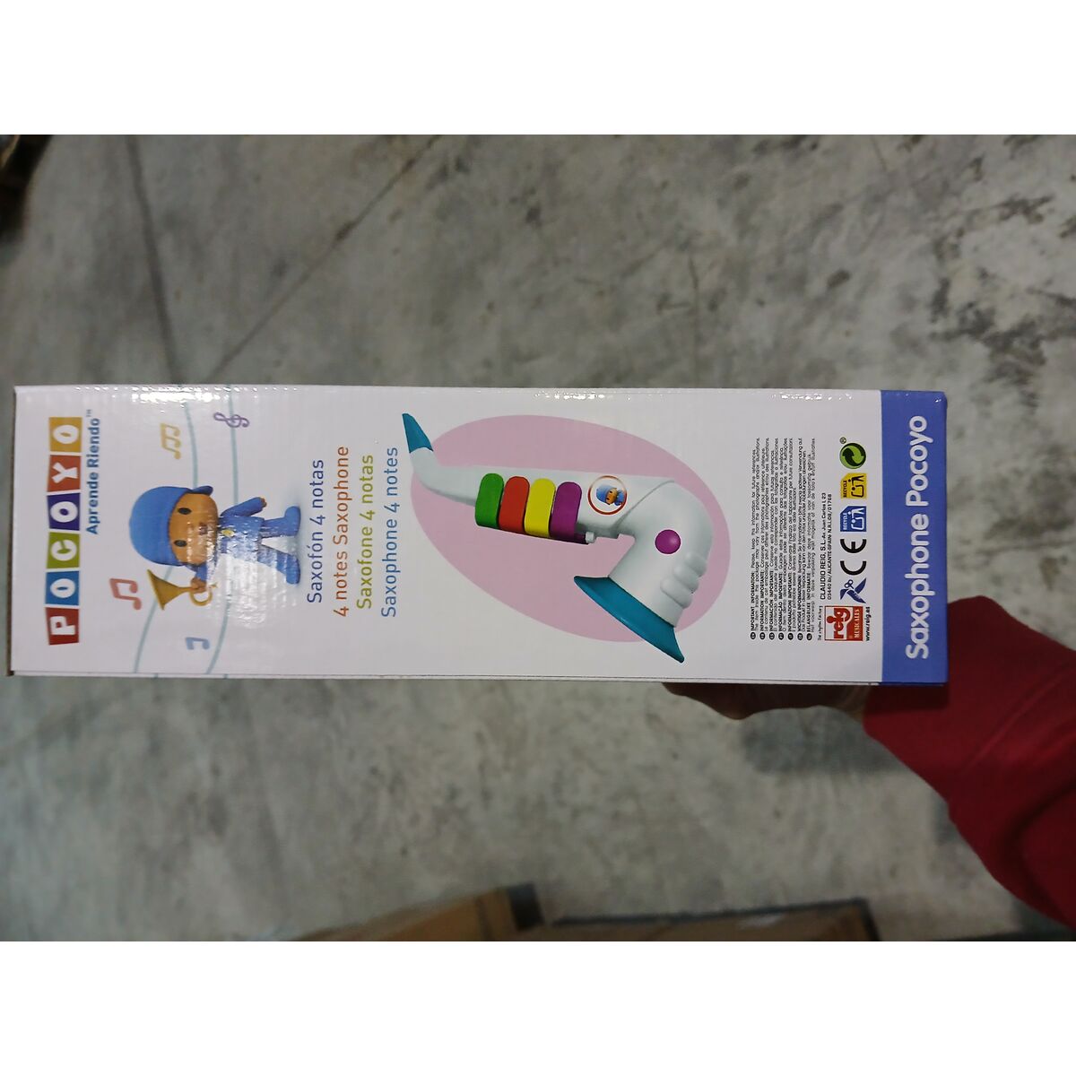 Saxofon med 4 toner Pocoyo   Med fodral Musikalisk Leksak - 7