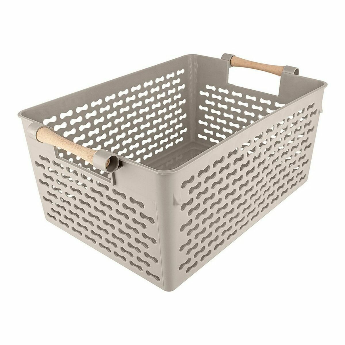 Multifunktionell korg Confortime Trä 37 x 23 x 15 cm (18 antal) - 2