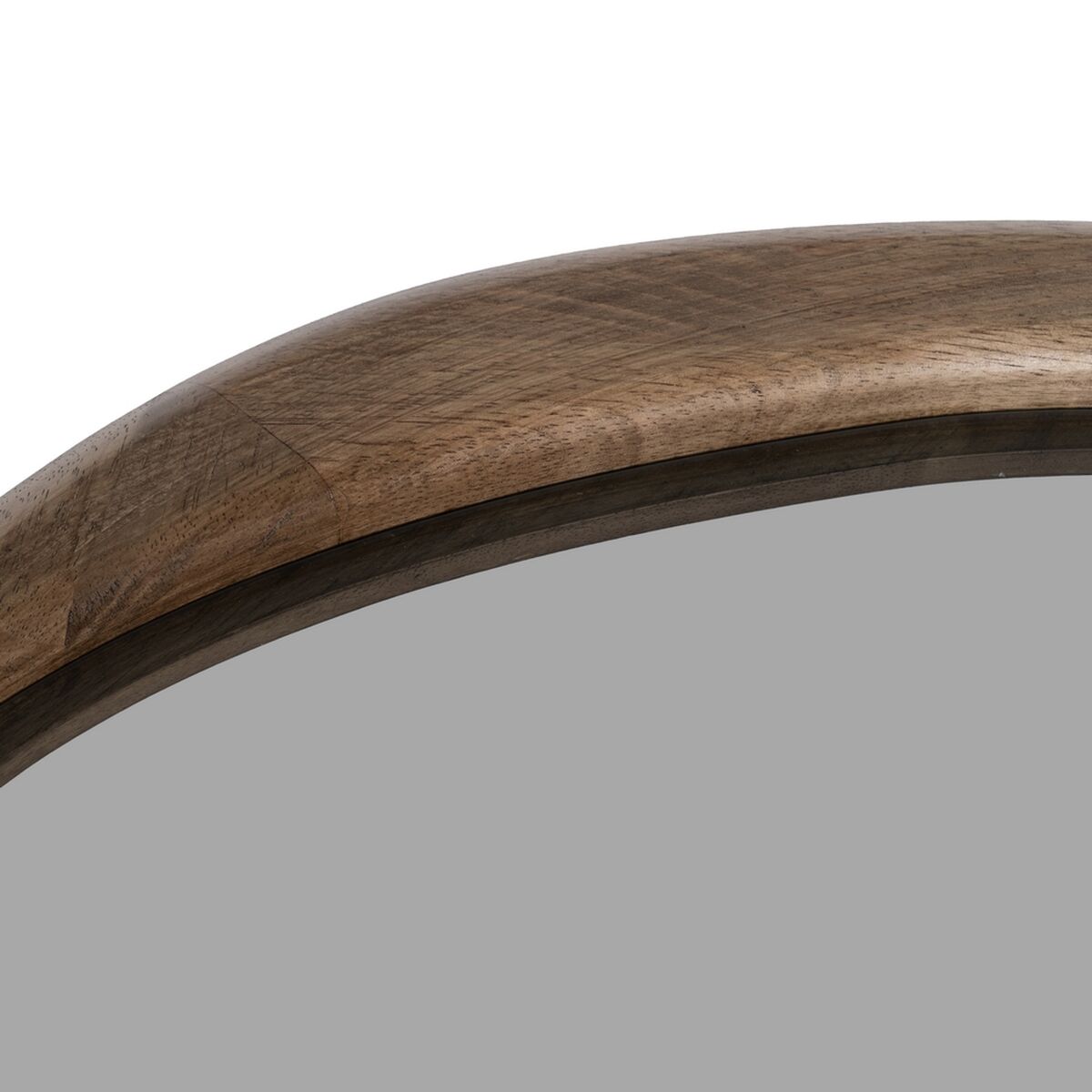Soffbord Svart Naturell Glas Järn Gummiträ 76 x 81 x 38 cm - 4
