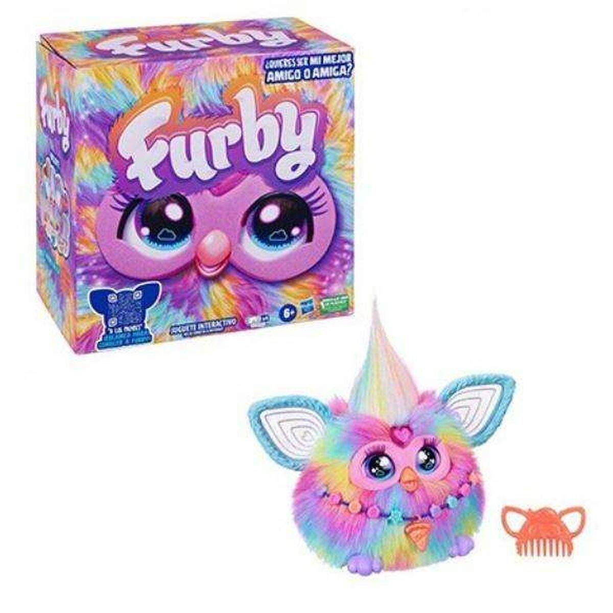 Interaktiv hund Furby Dj Rainbow
