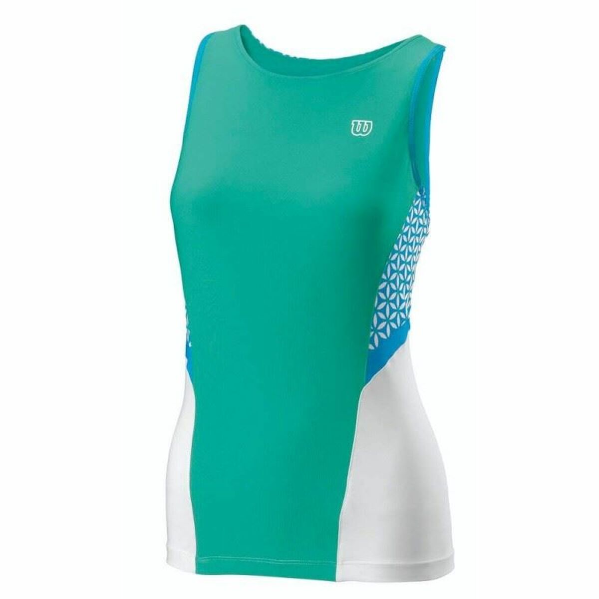 Tanktop, Dam Wilson Glamour Grön Vändbar Tennis Blå - 3