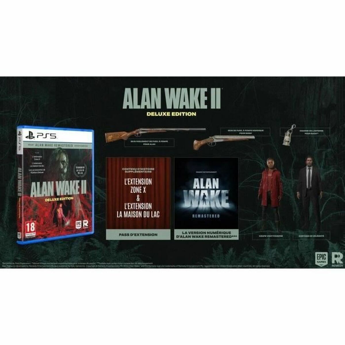 PlayStation 5 Videospel Just For Games Alan Wake 2 - Deluxe Edition - 2