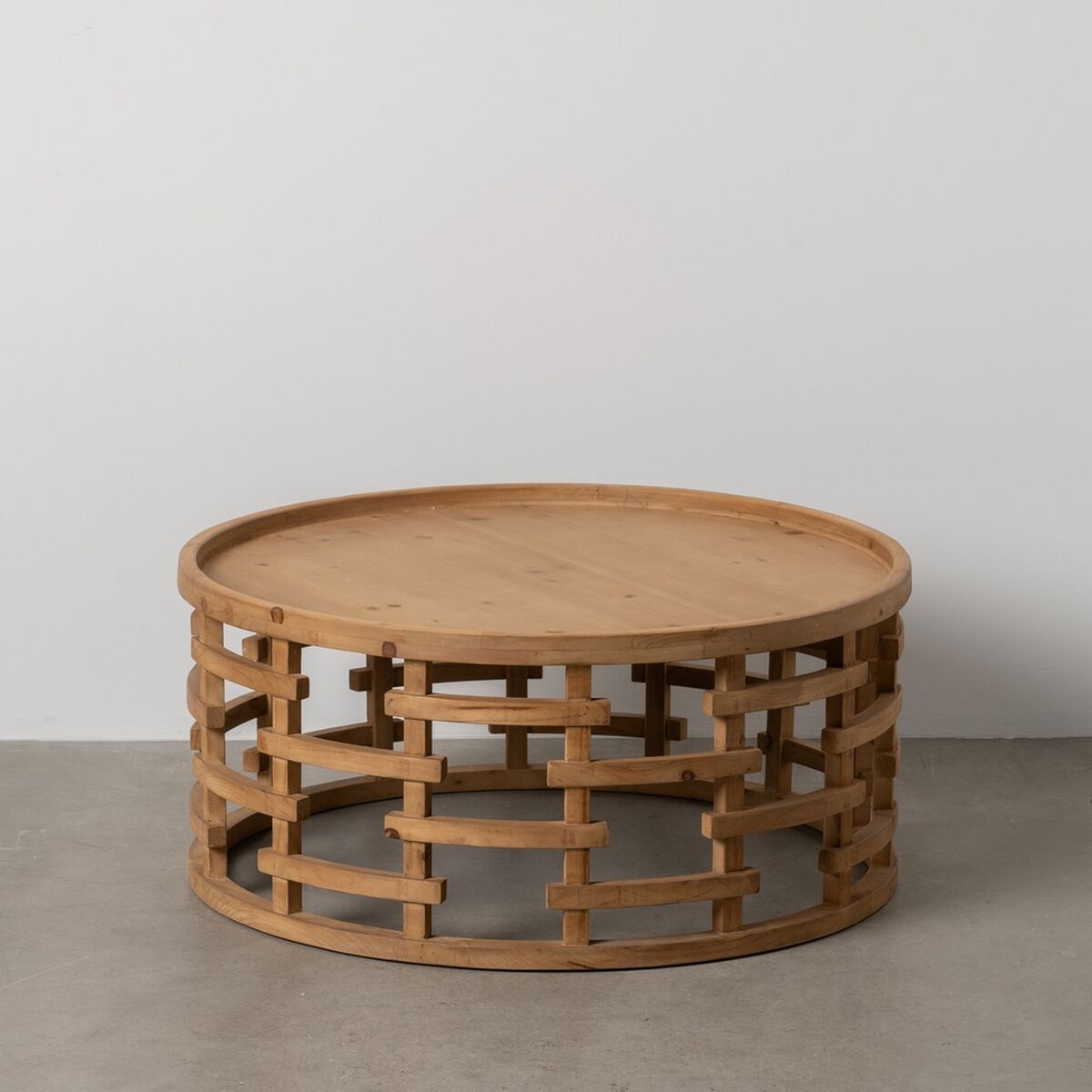Soffbord Naturell 80 x 80 x 36 cm - 2