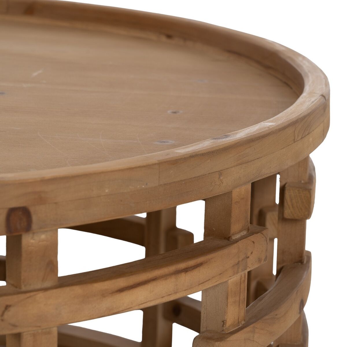 Soffbord Naturell 80 x 80 x 36 cm - 6
