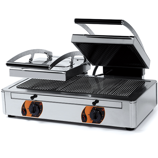Kontaktgrill med Duplex plattor, 2x 250x250 mm