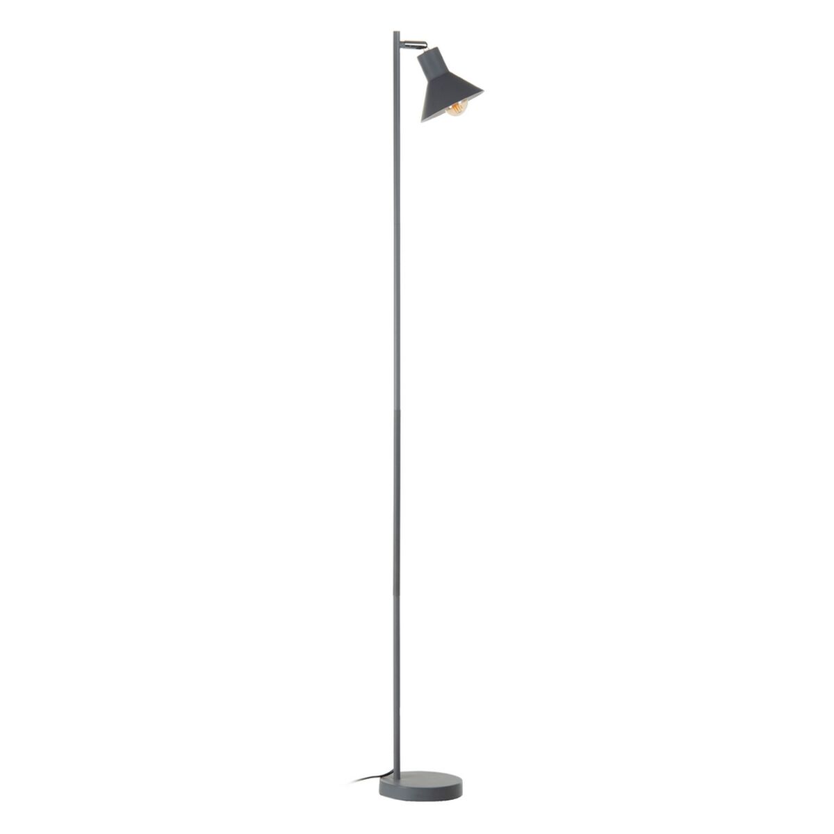 Golvlampa 15,5 x 15,5 x 143 cm Grå Metall