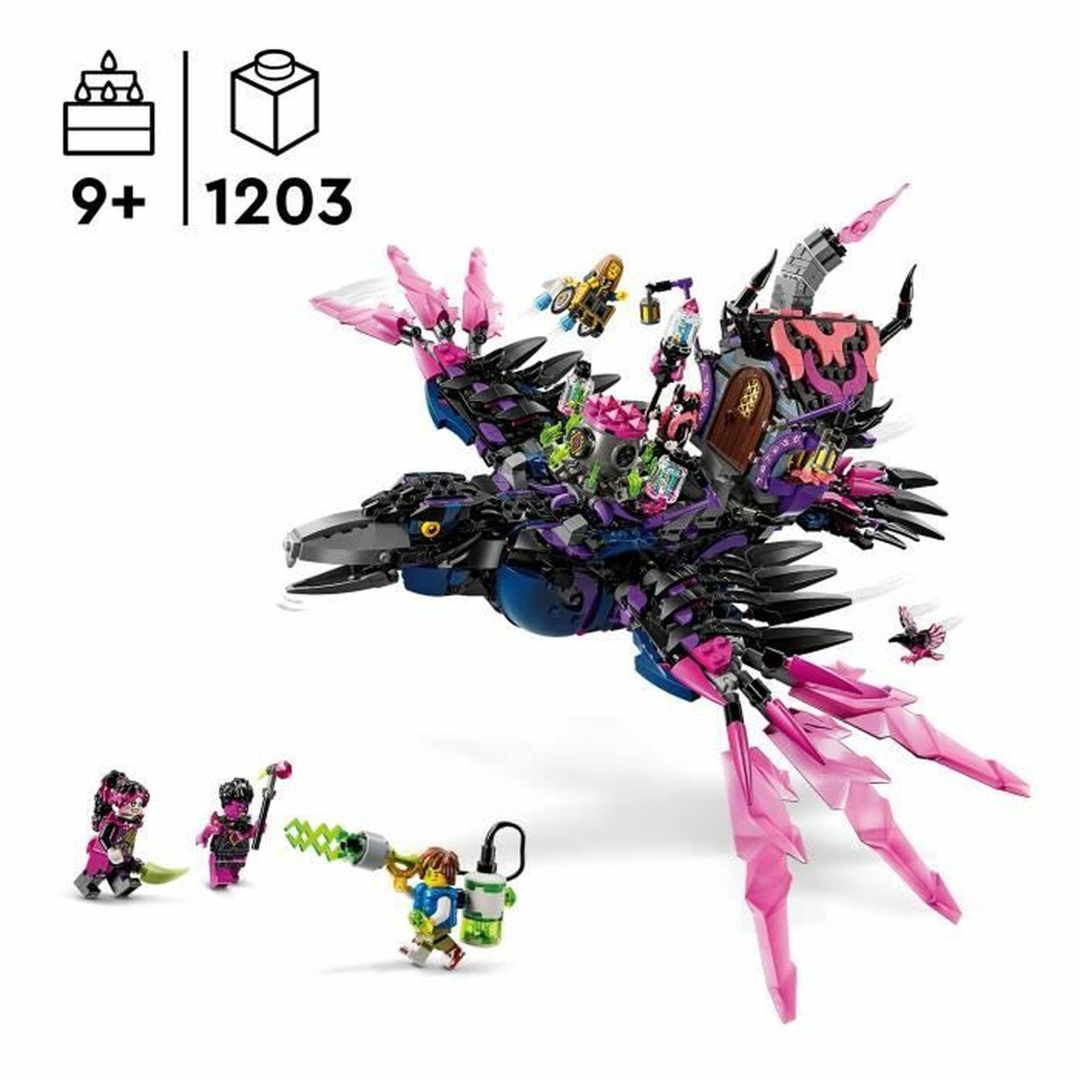 Byggsats Lego Nightmare Witch's Midnight Raven Multicolour - 2