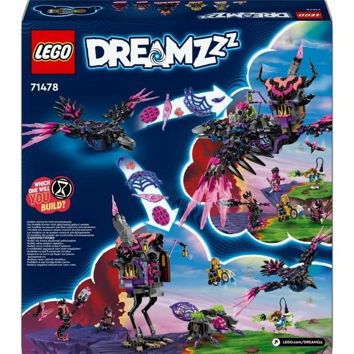 Byggsats Lego Nightmare Witch's Midnight Raven Multicolour - 6
