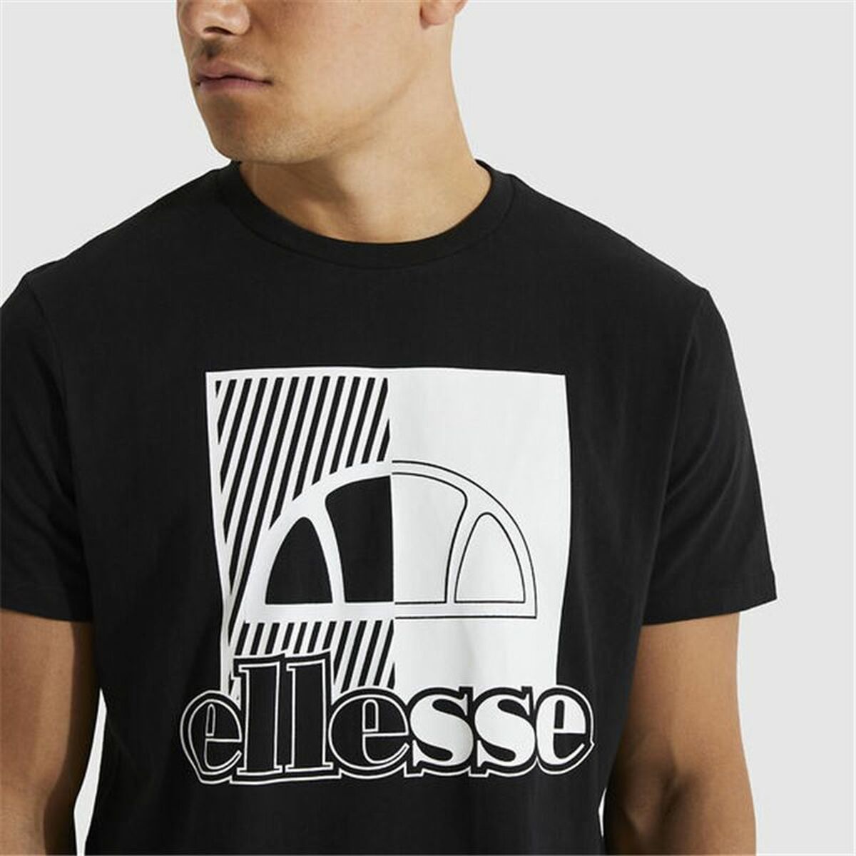 T-shirt med kortärm Herr Ellesse Chamuel Svart - 5