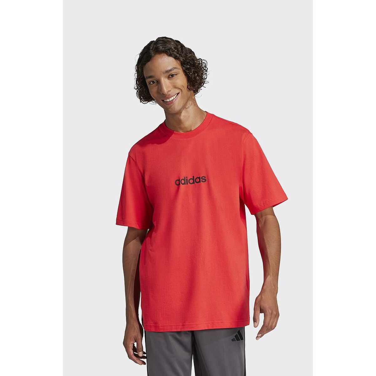 T-shirt med kortärm Herr Adidas M LIN SJ T JE8994 Röd - 2