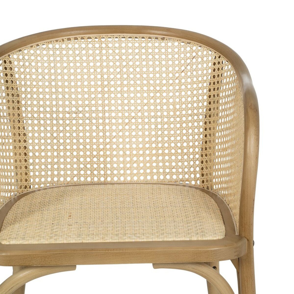 Matsalsstol Naturell Trä Rattan 56 X 58 X 77 CM - 5