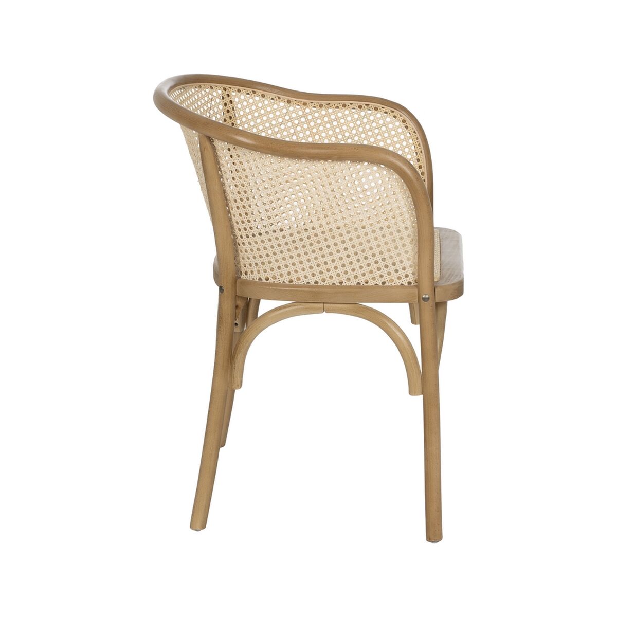Matsalsstol Naturell Trä Rattan 56 X 58 X 77 CM - 3